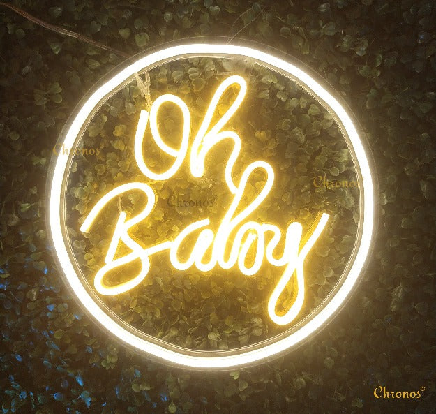 Oh Baby Neon Sign Light | WW-Y | Chronos