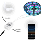 Smart WiFi RGBIC Strip Controller App enabled with Alexa / Google Home Voice Control & 28 Key Remote