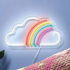 Neon Sign Light | Wall Hanging | Cloud with Rainbow