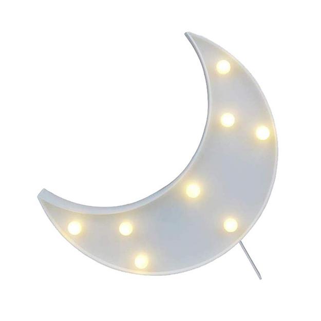 Marquee LED Light - Moon Shape - Chronos