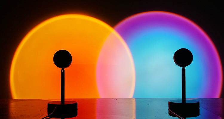 Sunset Lamp | Rainbow | Setting Sun