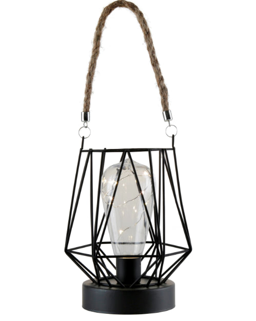 Geometric Metal Cage Lamp - Chronos