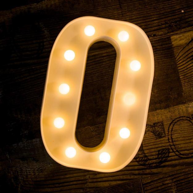 Marquee Letter Sign Lights - Alphabet O - Chronos
