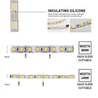 LED Strip Light 2835 SMD LED 120 LED Per Meter Green | Chronos lights