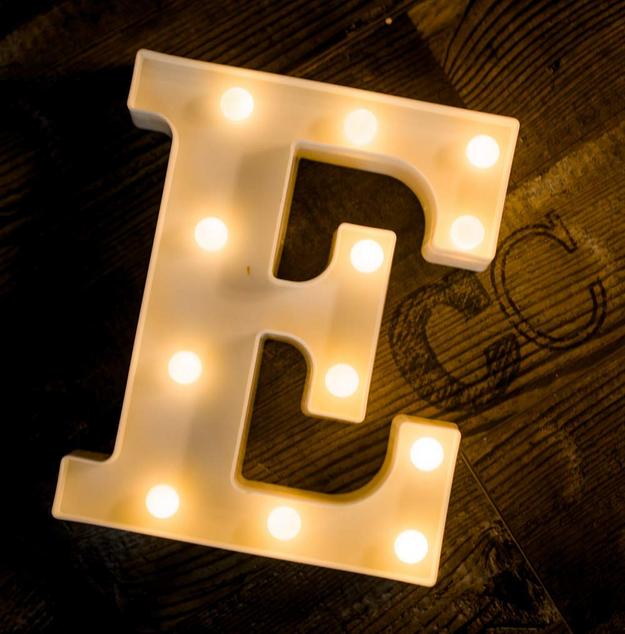 Marquee Letter Sign Lights - Alphabet E - Chronos