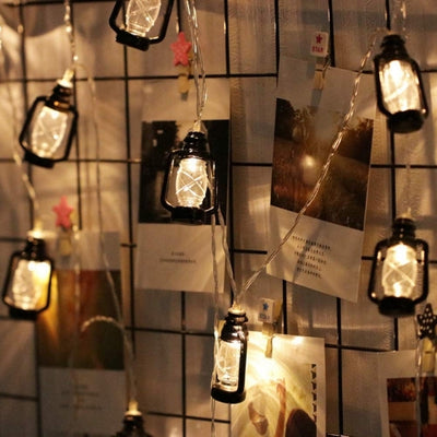 Mini Lantern String Lights - Warm White