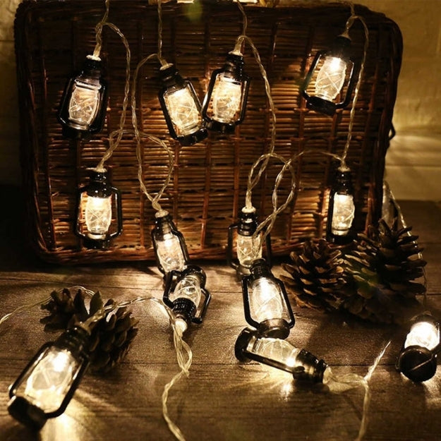 Mini Lantern String Lights  Charming Decor Illumination