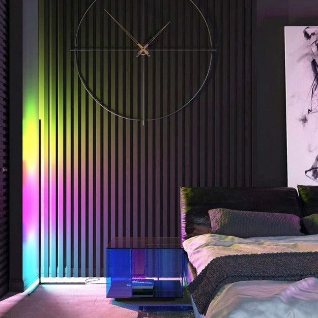 Smart RGB Corner Floor Lamp | Remote Control Color Changing | Chronos Lights