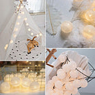 Cotton Ball String Lights - White Chronos