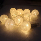 Cotton Ball String Lights - White Chronos