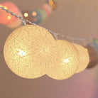 Cotton Ball String Lights - White Chronos