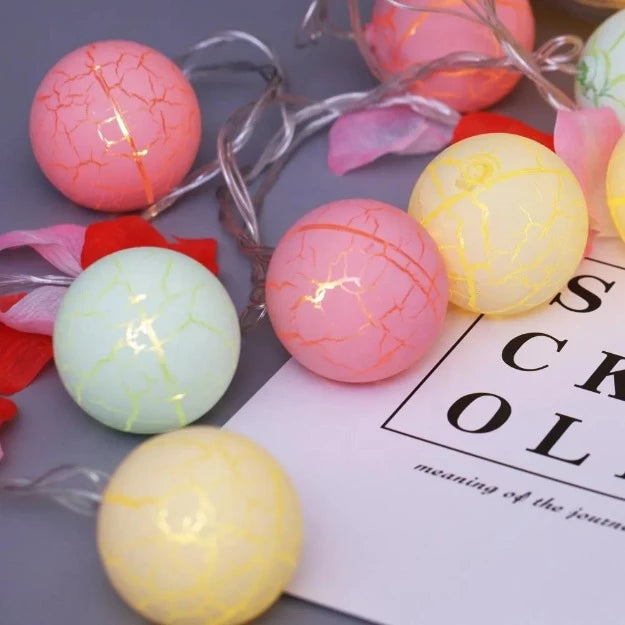 Cracked Ball String Lights - Unique and Mesmerizing Decor Lighting ...