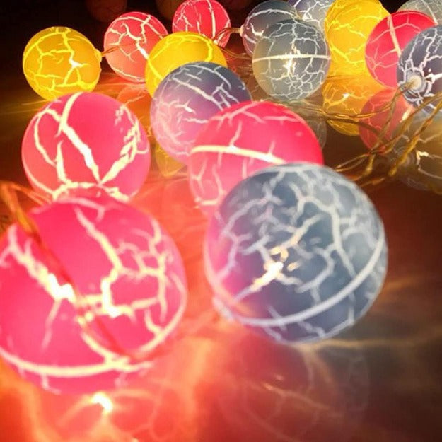 Cracked Ball String Lights - Unique and Mesmerizing Decor Lighting ...