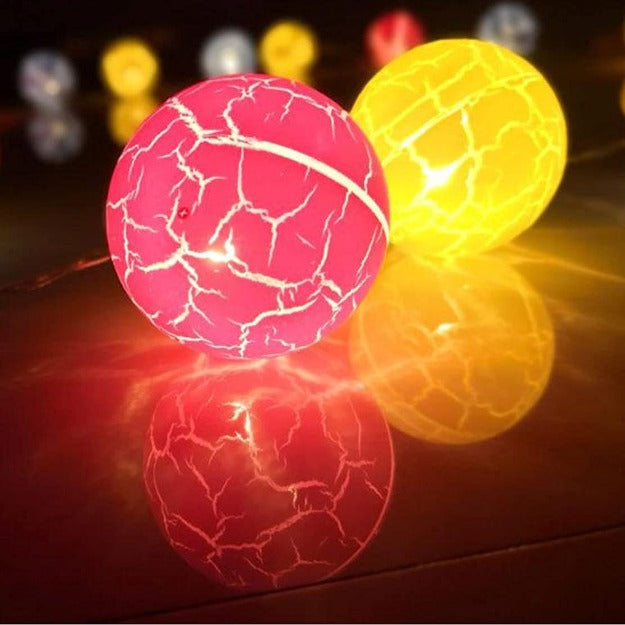 Cracked Ball String Lights - Unique and Mesmerizing Decor Lighting ...