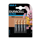 Duracell Ultra Alkaline size AAA Batteries (Pack of 4)