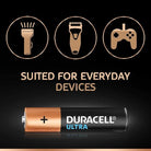 Duracell Ultra Alkaline size AAA Batteries (Pack of 4)