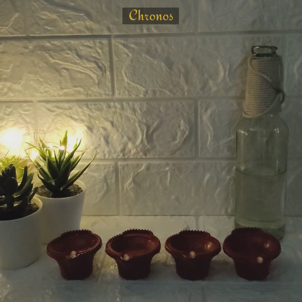 LED Brown Diya | Water Sensor | Chronos