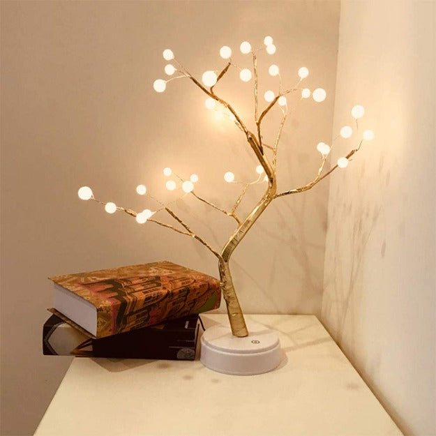 Bonsai Spirit Tree with Pearl Lights Table Lamp | Warm White