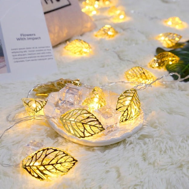 Warm white decorative LED string lights for Diwali, Christmas, and weddings