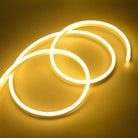 8mm x 16mm flexible neon LED strip light in warm white, ideal for modern lighting applications