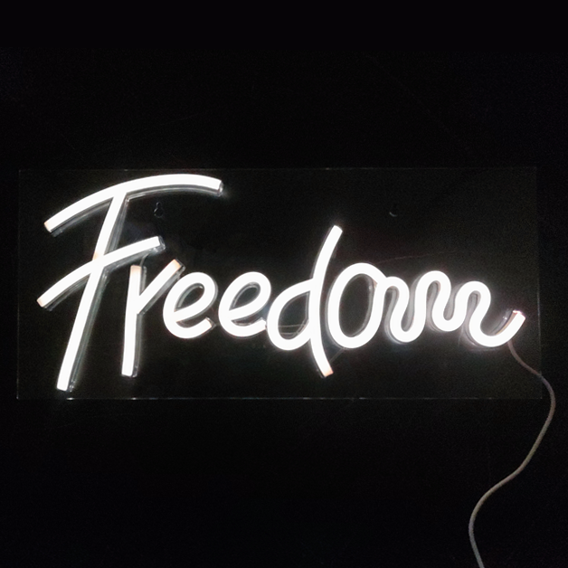 Neon Sign Light | Wall Hanging | Freedom