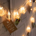 Heart Photo Clip Lights - Warm White LED Chronos