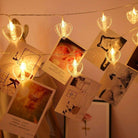 Heart Photo Clip Lights - Warm White LED Chronos