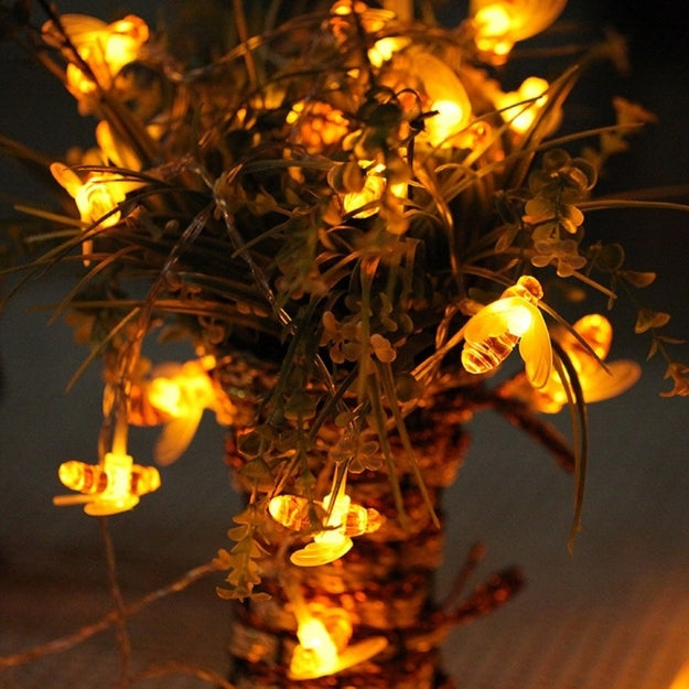 Honey Bee String Lights - Warm White - Chronos