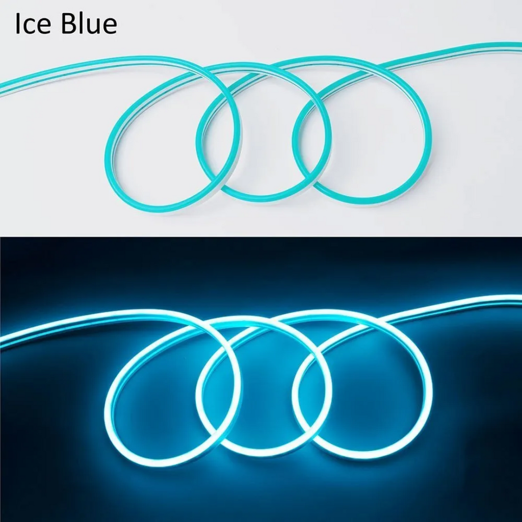 Neon Flex LED Strip Lights | Ice Blue