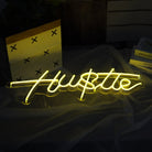 Hustle Neon Sign Neon Signage Chronos lights