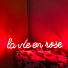 Lavie en rose Neon Sign Neon Signage Chronos lights