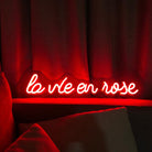 Lavie en rose Neon Sign Neon Signage Chronos lights