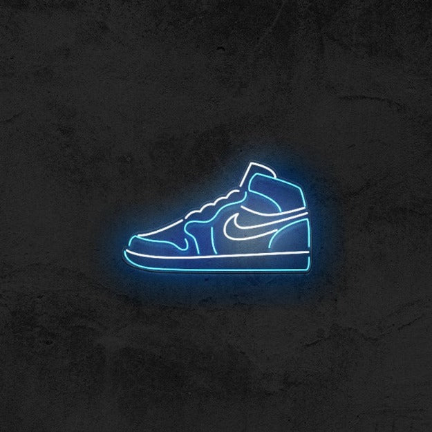 jordan shoes neon sign light chronoslights 