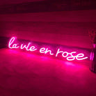 Lavie en rose Neon Sign Neon Signage Chronos lights