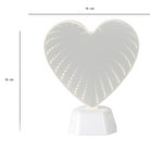 Infinity Heart Mirror LED Lamp (Warm White) - Chronos