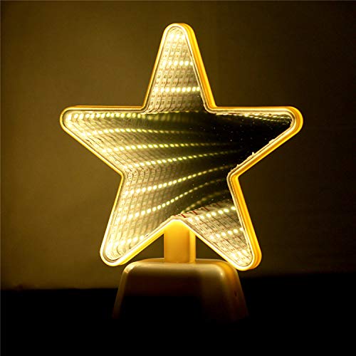 Infinity Star Mirror LED Lamp (Warm White) - Chronos
