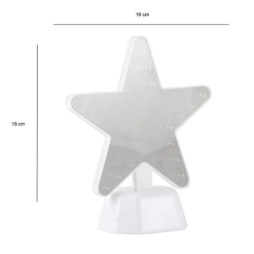 Infinity Star Mirror LED Lamp (Warm White) - Chronos
