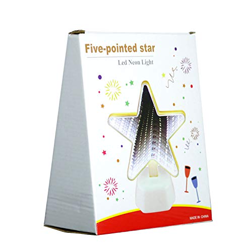 Infinity Star Mirror LED Lamp (Warm White) - Chronos