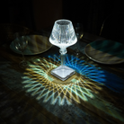 Inter Reflection Portable LED Crystal Table Lamp