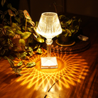 Inter Reflection Portable LED Crystal Table Lamp