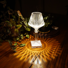 Inter Reflection Portable LED Crystal Table Lamp