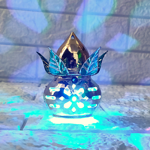 Kalash Lamp with LED Light – Ideal for Mandir & Festive Setup