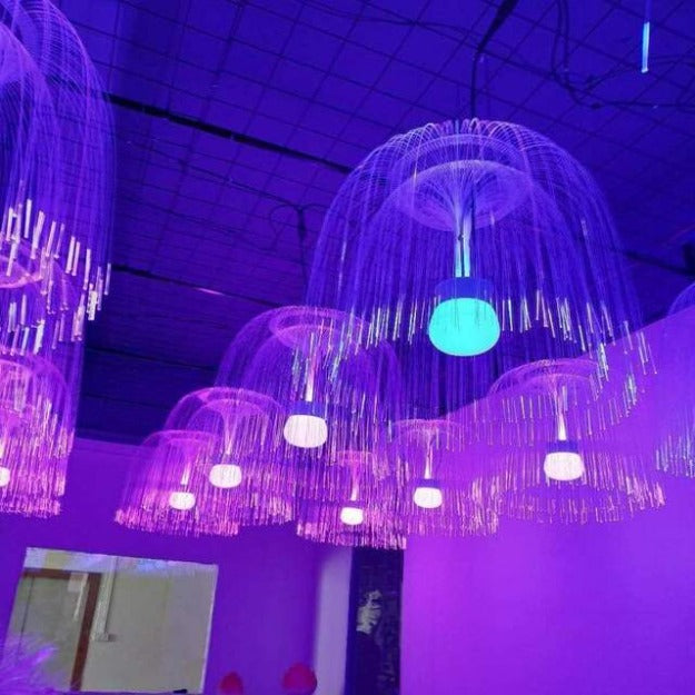 Jelly Fish Hanging Lights, Multi LED, Lamp, Night Light, Chronos Lights