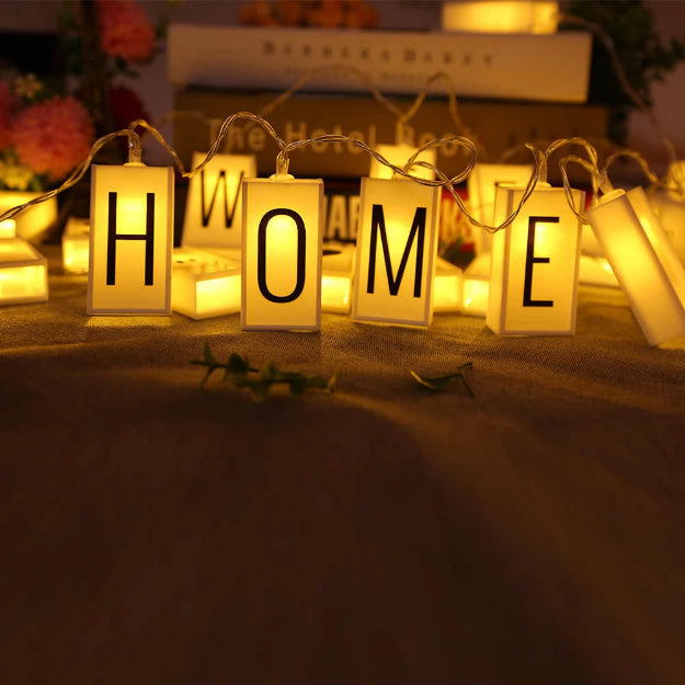 Letter Box String Lights - 3AA Battery + USB Operated - Chronos