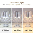 Linea Reflection Portable LED Crystal Table Lamp | Chronos Lights