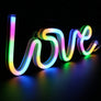 Neon Sign Lamp Wall Hanging | Battery & USB Operated | Love