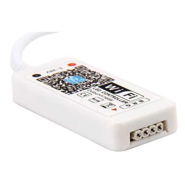 Compact mini WiFi RGB LED strip controller for home décor and lighting customization – Chronos Lights