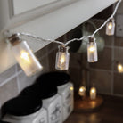 Mini Glass Jar String Lights - Warm White LED