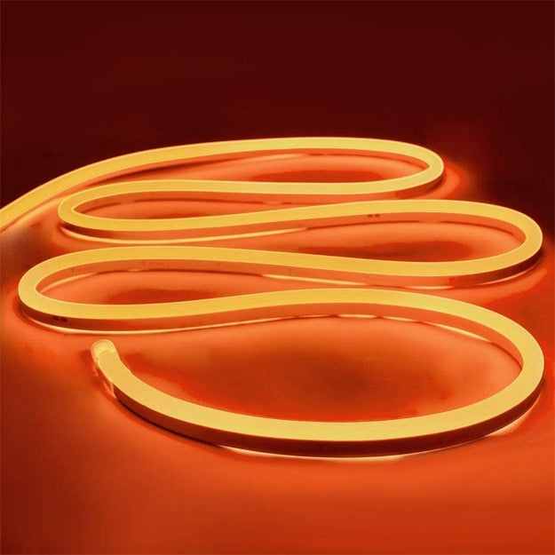 Buy Neon Flex LED Strip Light in Orange (AC 220V - 8mm x 16mm) for vibrant and eye-catching illumination