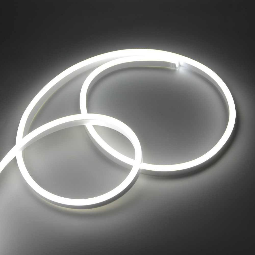 Buy Neon Flex LED Strip Light in Pure White (AC 220V - 8mm x 16mm) for a sleek and modern lighting effect
